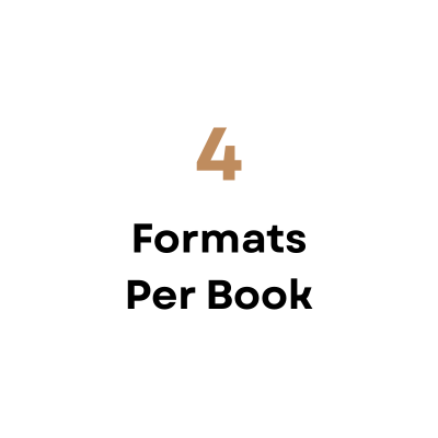 Printed storybook, printable booklet, digital edition, and activity workbook